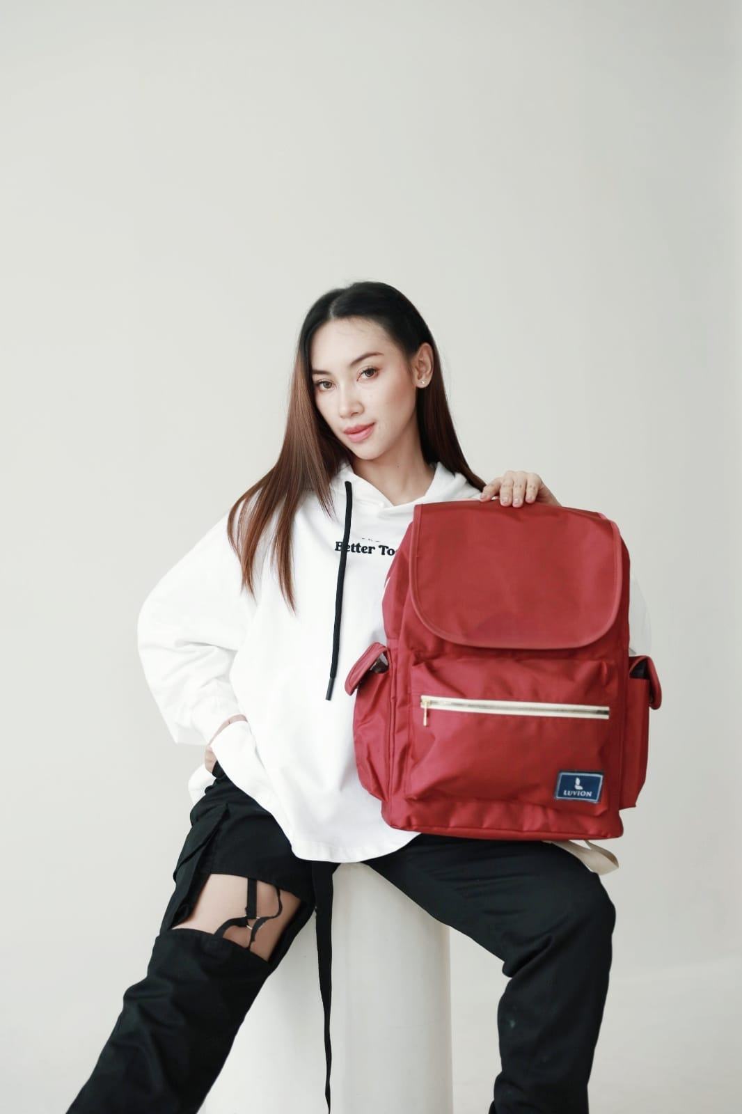 Backpack Teenager Red